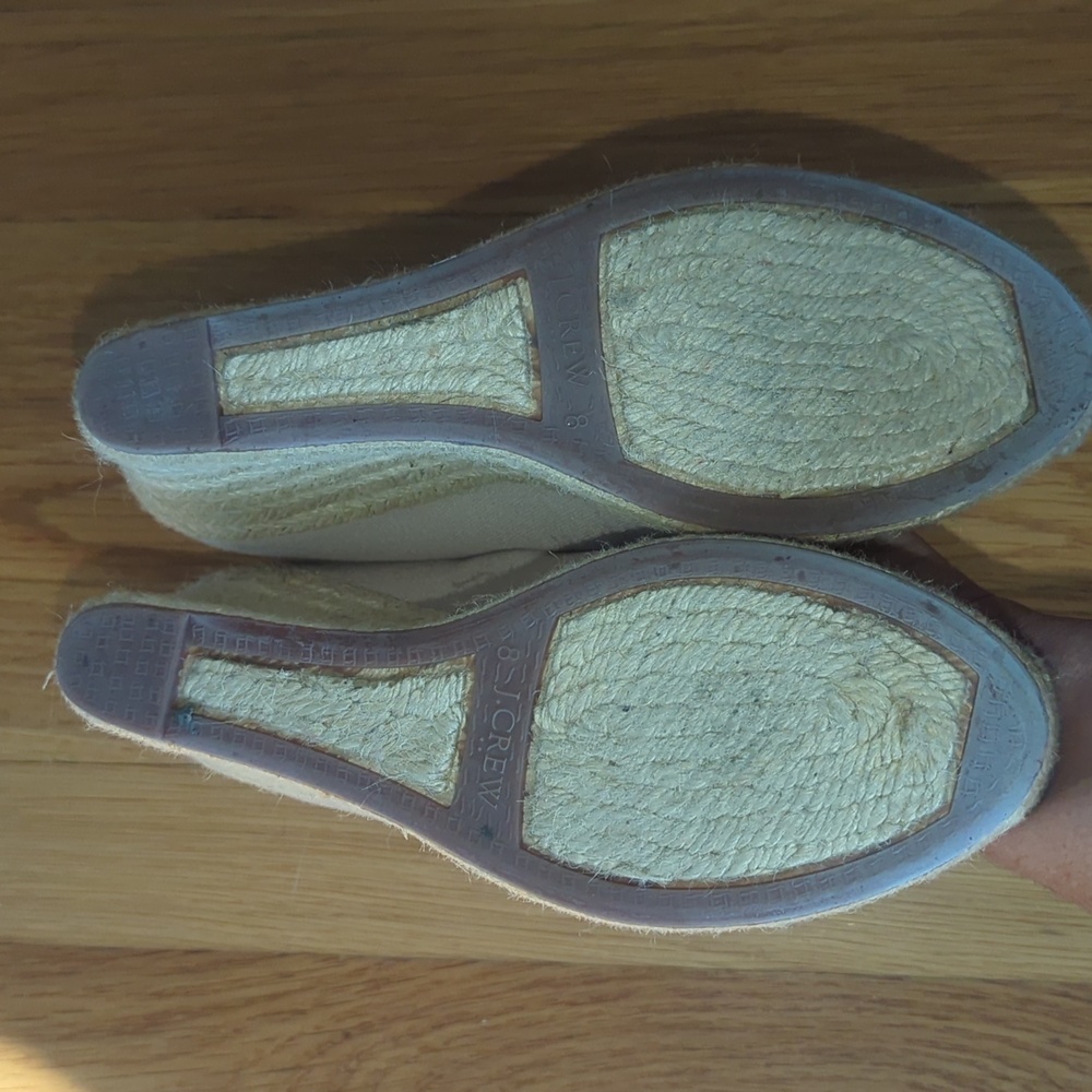 JCrew Canvas Wedge Espadrilles - Picture 9 of 9